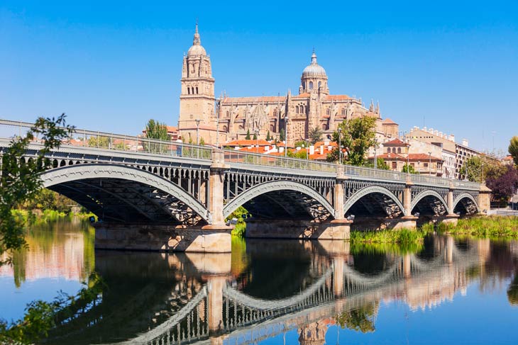 Puente de hierro, Enrique Estevan en Salamanca