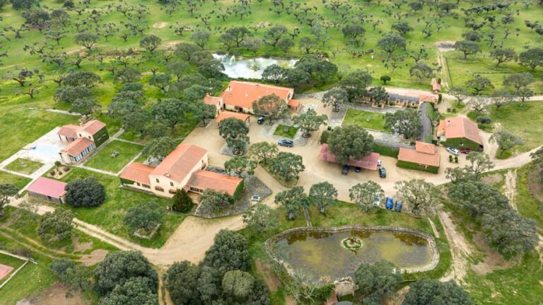 Vista general de Finca Las Ahijaderas para bodas rurales